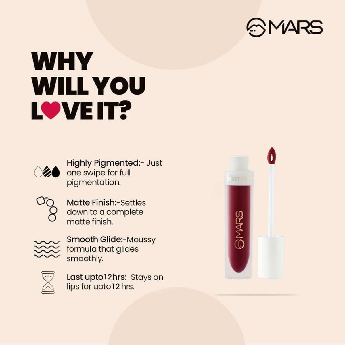 MARS Cosmetics Liquid Lip Color - Outrageous | Grocsy
