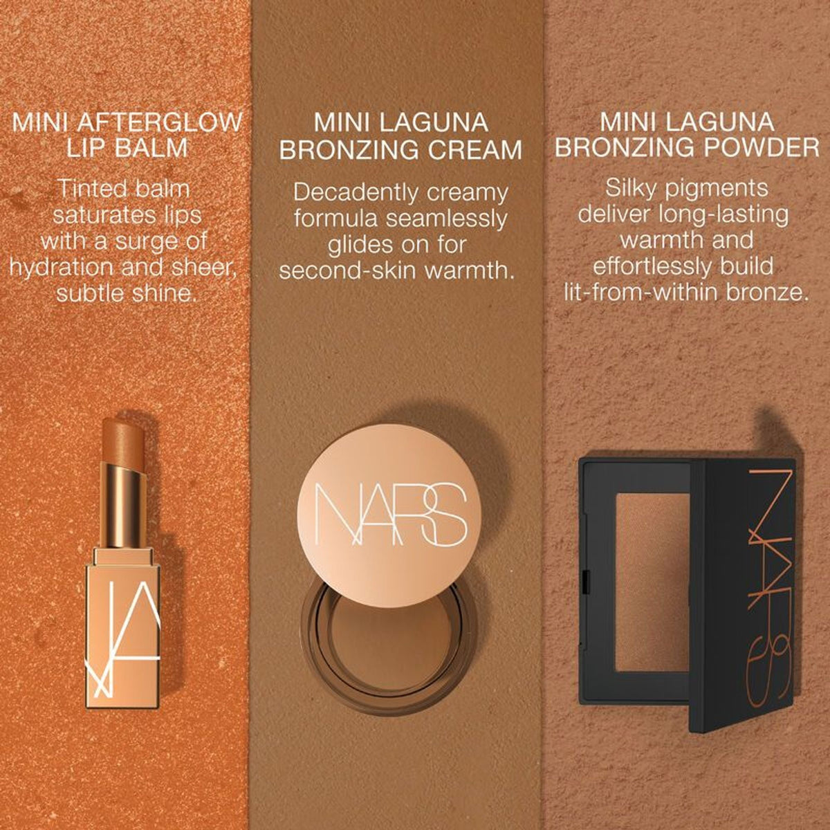NARS Mini Laguna Essentials Bronzer & Lip Set | Grocsy