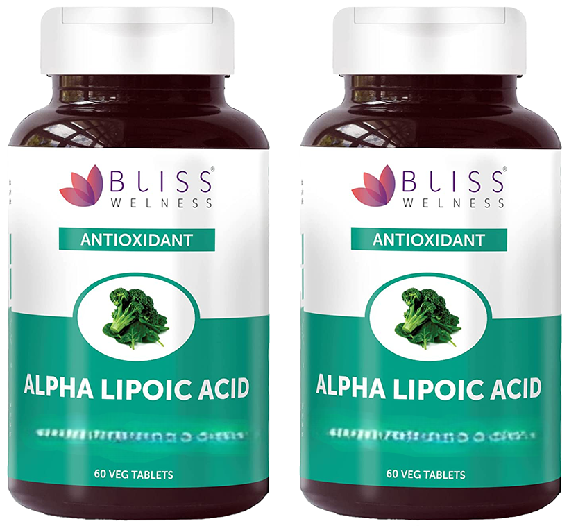 Bliss Welness Antioxidant Alpha Lipoic Acid Veg Tablet | Grocsy