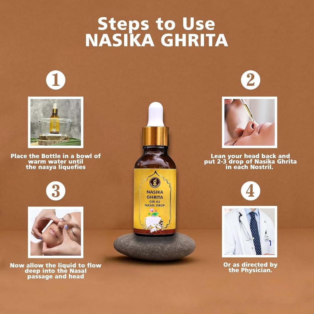 Giramritphal Organic and Ayurvedic A2 Nasal Drops | Grocsy