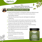 OurHerb Natural Henna Powder Enriched With Precious Herbals For Natural Hair Color | Grocsy