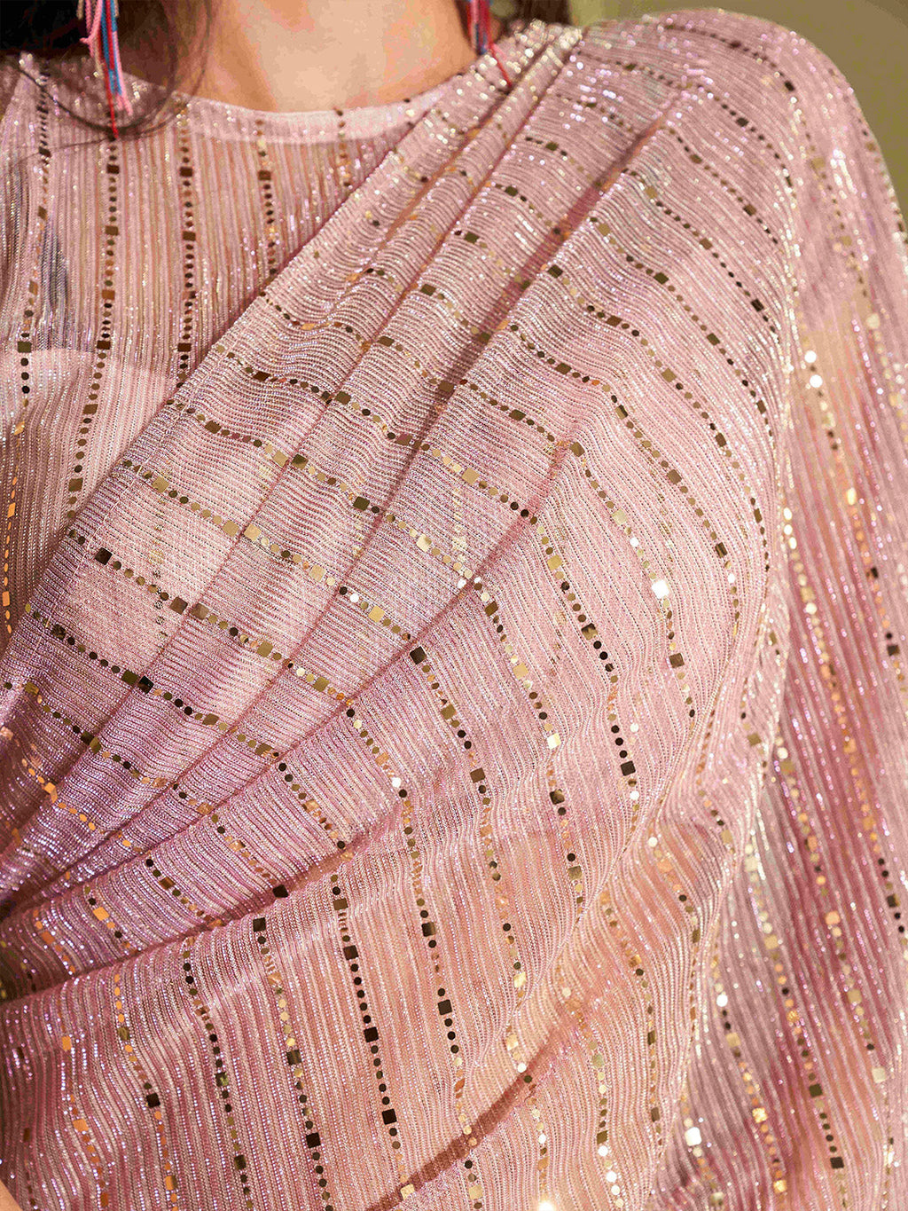 Tikhi Imli Embellished Sequinned Ready to Wear Saree | Grocsy