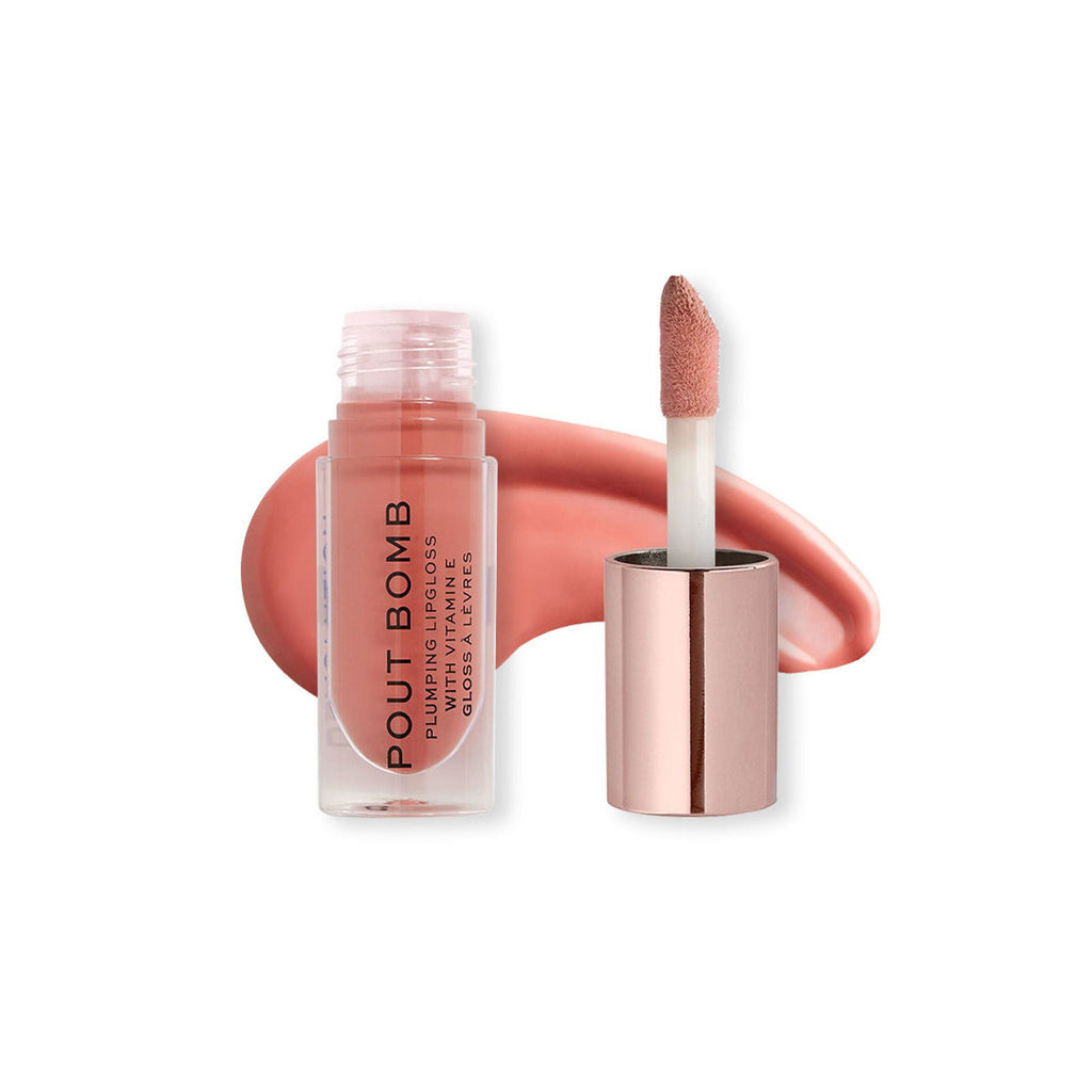 Makeup Revolution Pout Bomb Plumping Gloss - Kiss | Grocsy