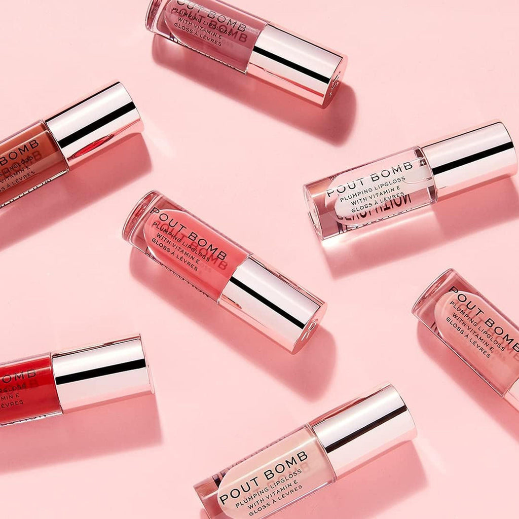 Makeup Revolution Pout Bomb Plumping Gloss - Kiss | Grocsy