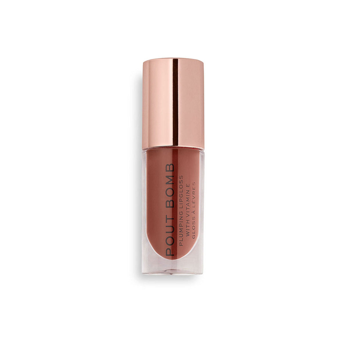Makeup Revolution Pout Bomb Plumping Gloss - Cookie | Grocsy