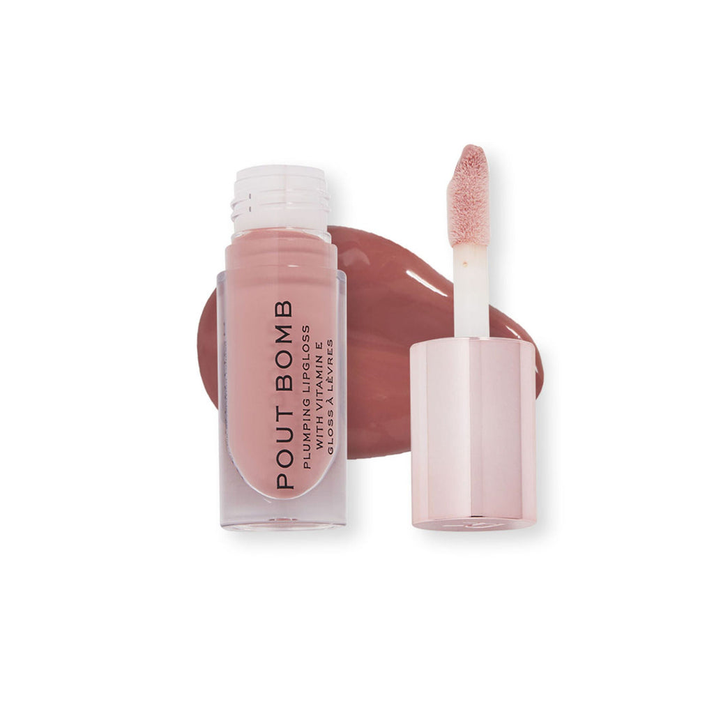 Makeup Revolution Pout Bomb Plumping Gloss - Doll | Grocsy