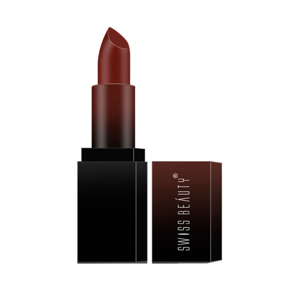 Swiss Beauty HD Matte Lipstick , High Coverage , Lightweight - 11 Chocolava | Grocsy