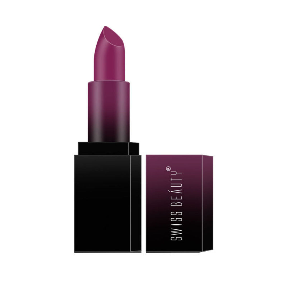 Swiss Beauty HD Matte Lipstick , High Coverage , Lightweight - 12 Attitude | Grocsy