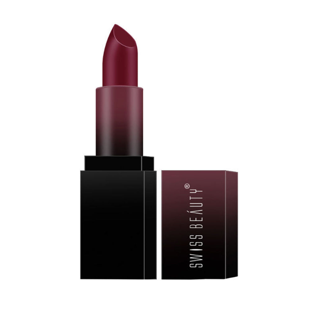 Swiss Beauty HD Matte Lipstick , High Coverage , Lightweight - 20 Dynamite Berry | Grocsy