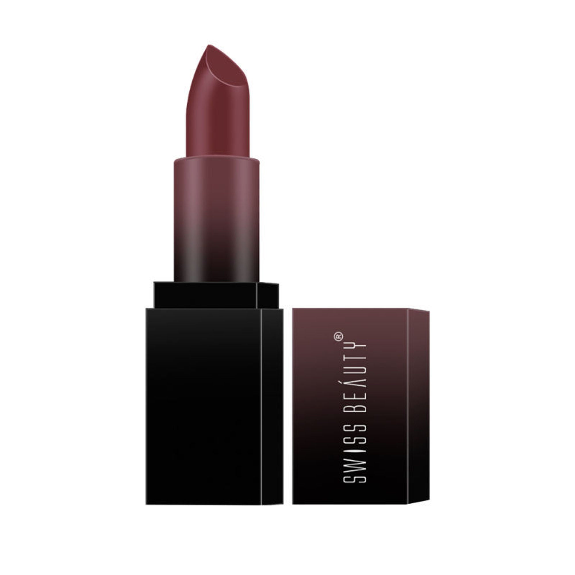 Swiss Beauty HD Matte Lipstick , High Coverage , Lightweight - 22 Brandy Harrington | Grocsy