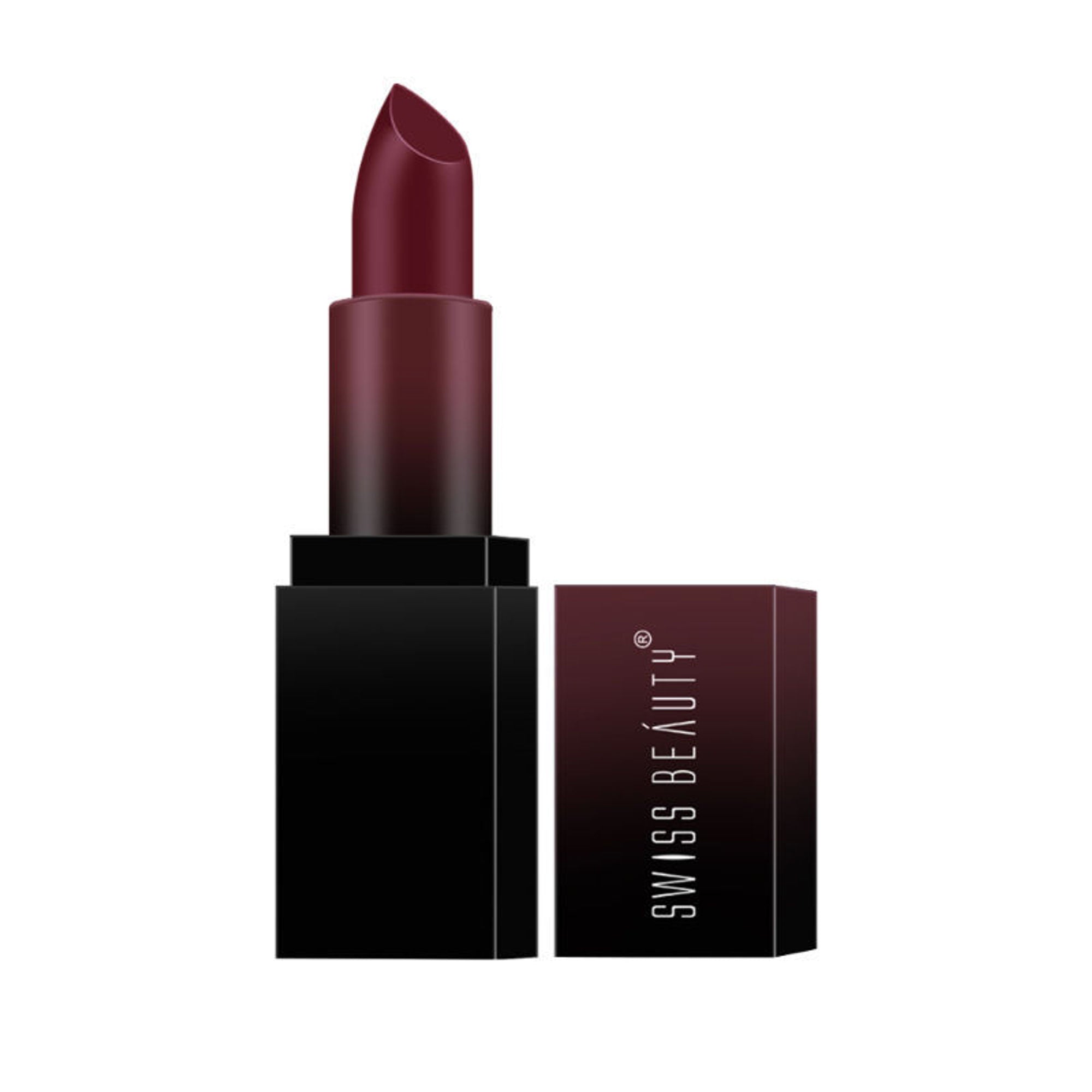 Swiss Beauty HD Matte Lipstick , High Coverage , Lightweight - 23 Murphy Brown | Grocsy