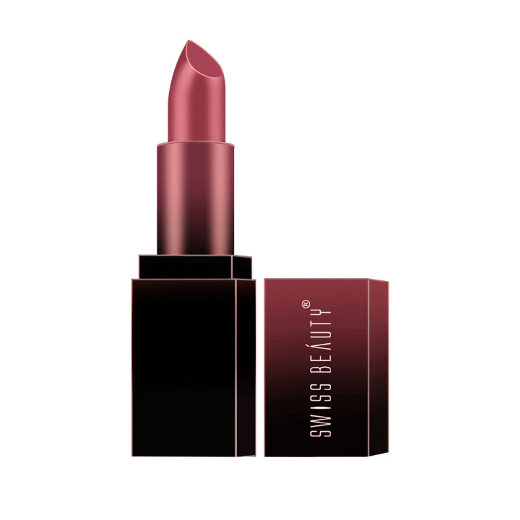 Swiss Beauty HD Matte Lipstick , High Coverage , Lightweight - 30 Chic Pink | Grocsy