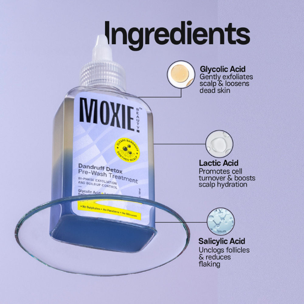 Moxie Beauty Dandruff Detox Pre-Wash Treatment | Grocsy