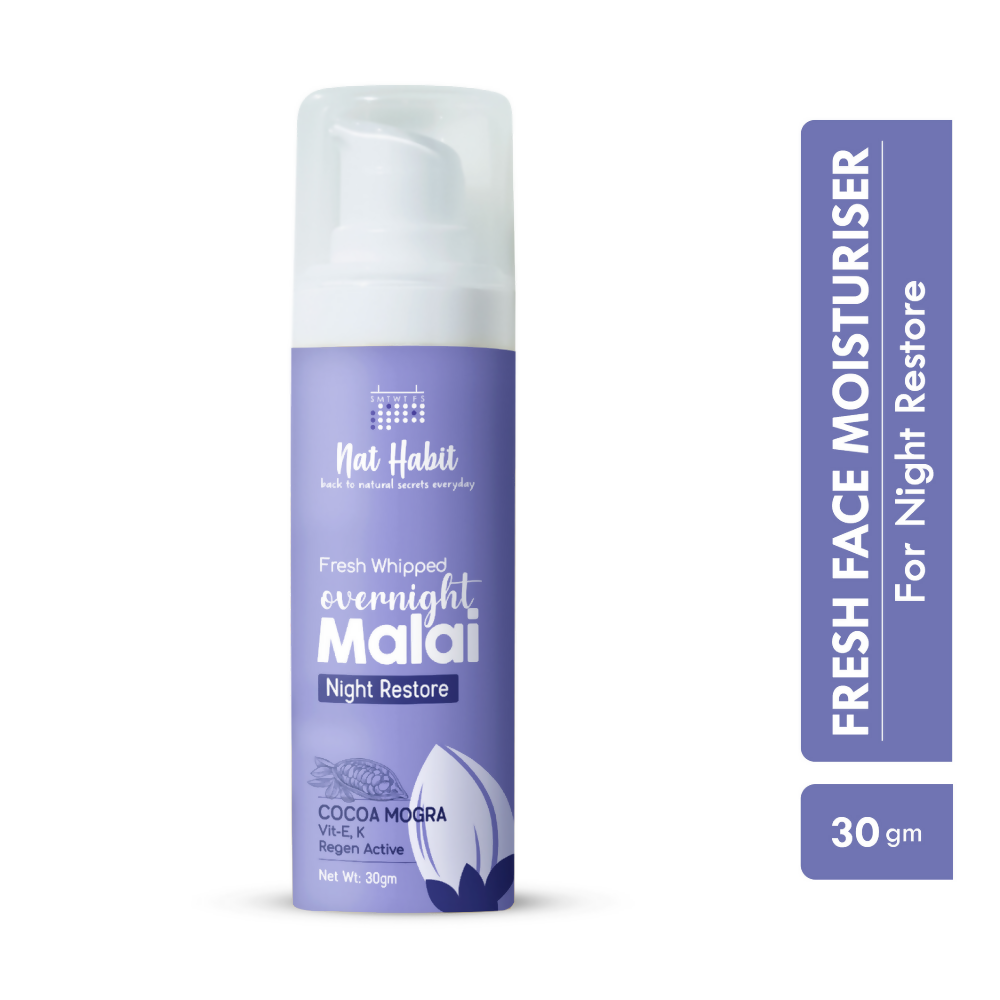 Nat Habit Cocoa Mogra Night Restore Face Cream | Grocsy