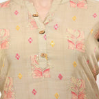Lagi Women's Pink Printed Straight Kurta & Pant (MC45A) | Grocsy