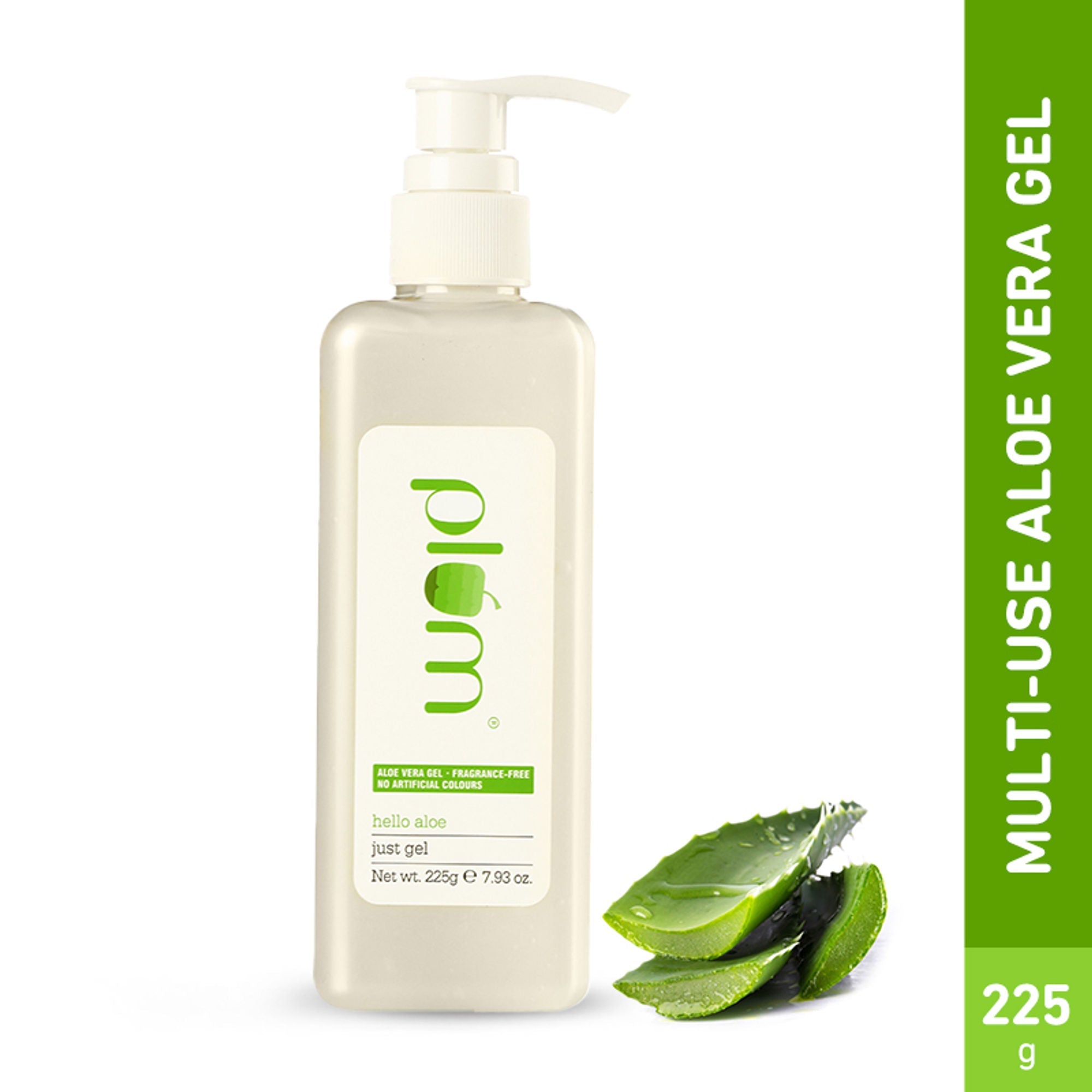 Plum Hello Aloe Just Gel Pump For All Skin & Hair Types | Grocsy