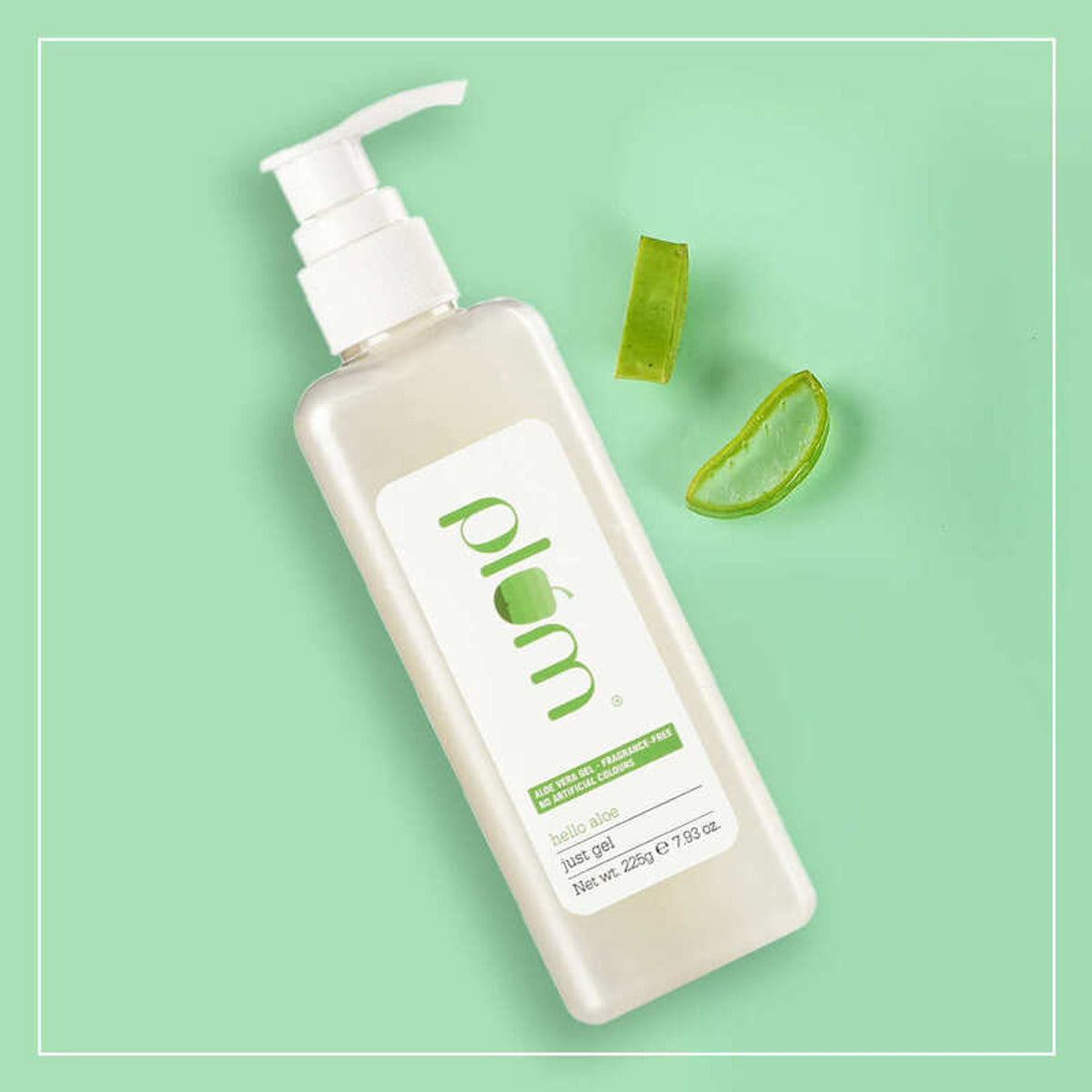 Plum Hello Aloe Just Gel Pump For All Skin & Hair Types | Grocsy