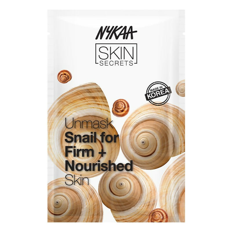 Nykaa Skin Secrets Exotic Indulgence Snail Sheet Mask For Firm & Nourished Skin | Grocsy