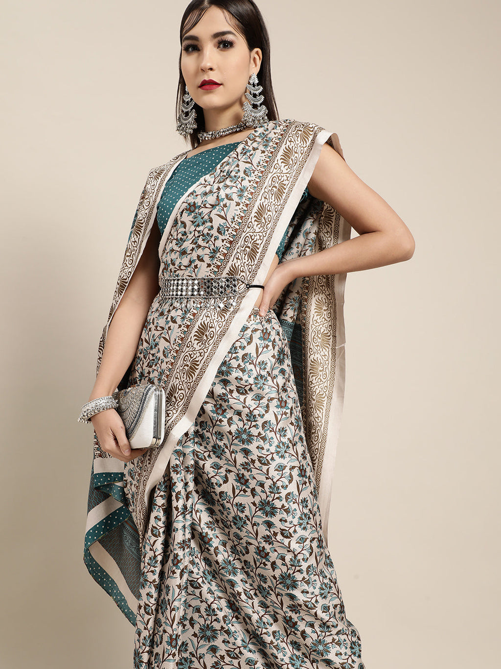 Saree Mall Ethnic Motifs Saree | Grocsy