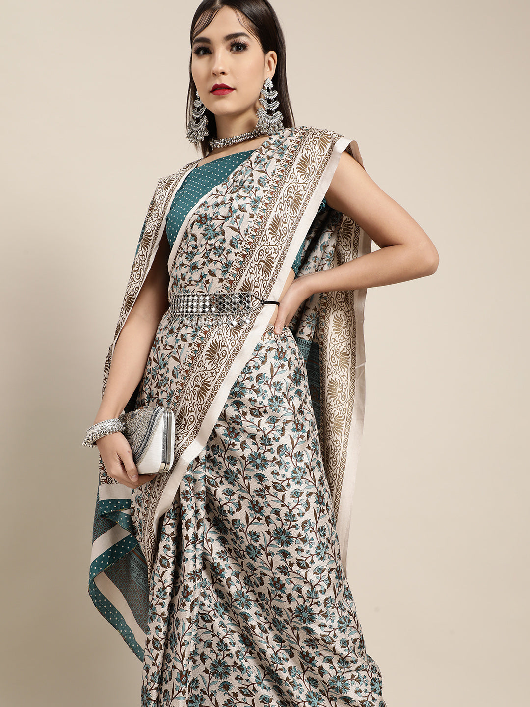 Saree Mall Ethnic Motifs Saree | Grocsy