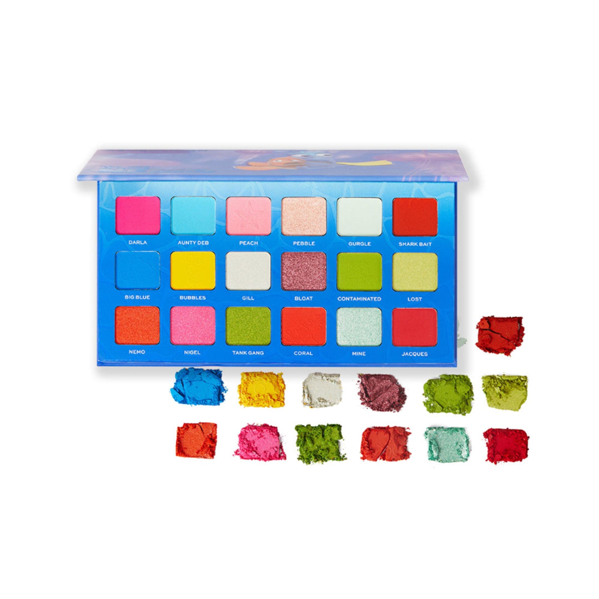 Makeup Revolution Disney Pixar鈥橲 Finding Nemo X Revolution Eyeshadow Palette | Grocsy