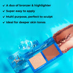 Makeup Revolution Disney Pixar's Finding Nemo X Revolution Bronzer & Highlighter Palette - Fish Are Friends | Grocsy