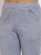 TAG 7 Women Grey Woolen Ankle-Length Leggings Pants | Grocsy