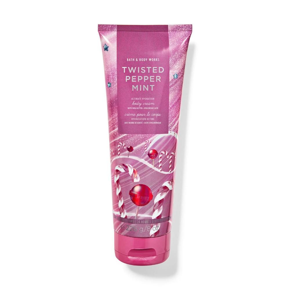 Bath & Body Works Twisted Peppermint Ultimate Hydration Body Cream | Grocsy