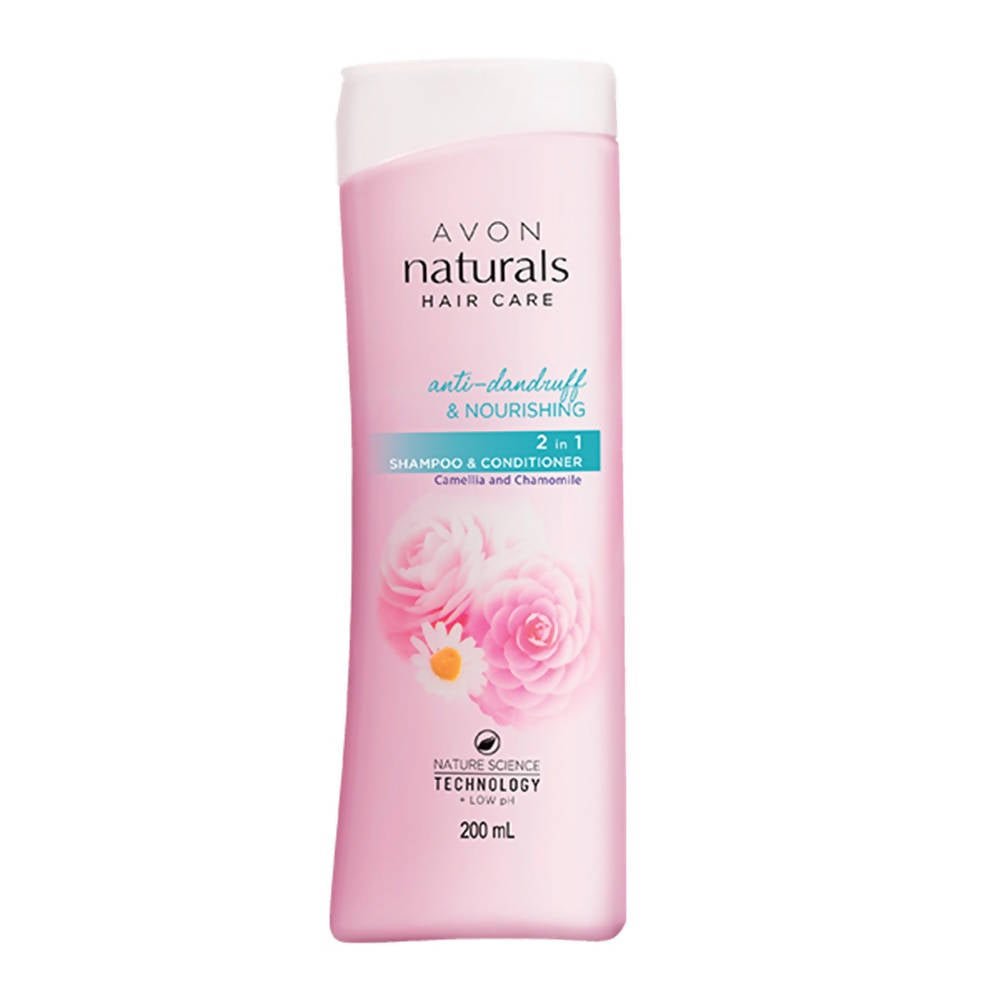 Avon Camellia And Chamomile Anti-Dandruff 2-In-1 Shampoo & Conditioner | Grocsy