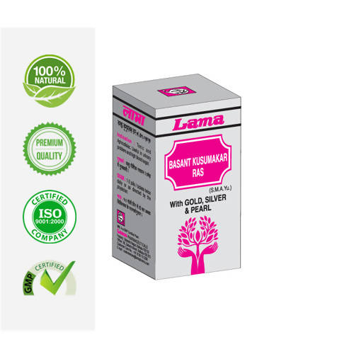 Lama Basantkusumakar Ras Tablets (Swarna Yukt) | Grocsy