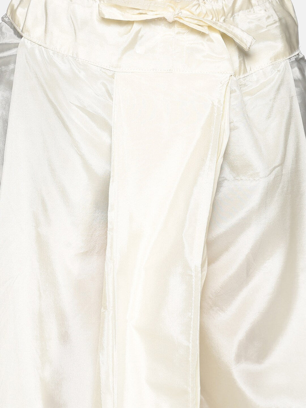 Sethukrishna Boys Gold-Toned & Off White Woven Design Kurta with Dhoti Pants | Grocsy