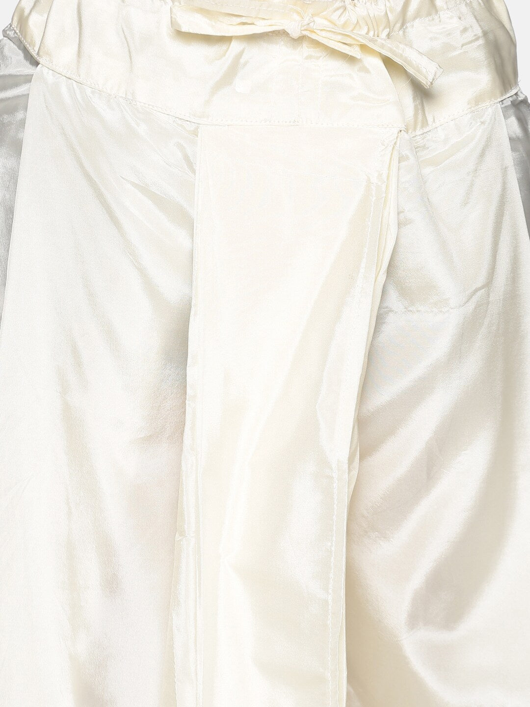 Sethukrishna Boys Gold-Toned & Off White Woven Design Kurta with Dhoti Pants | Grocsy
