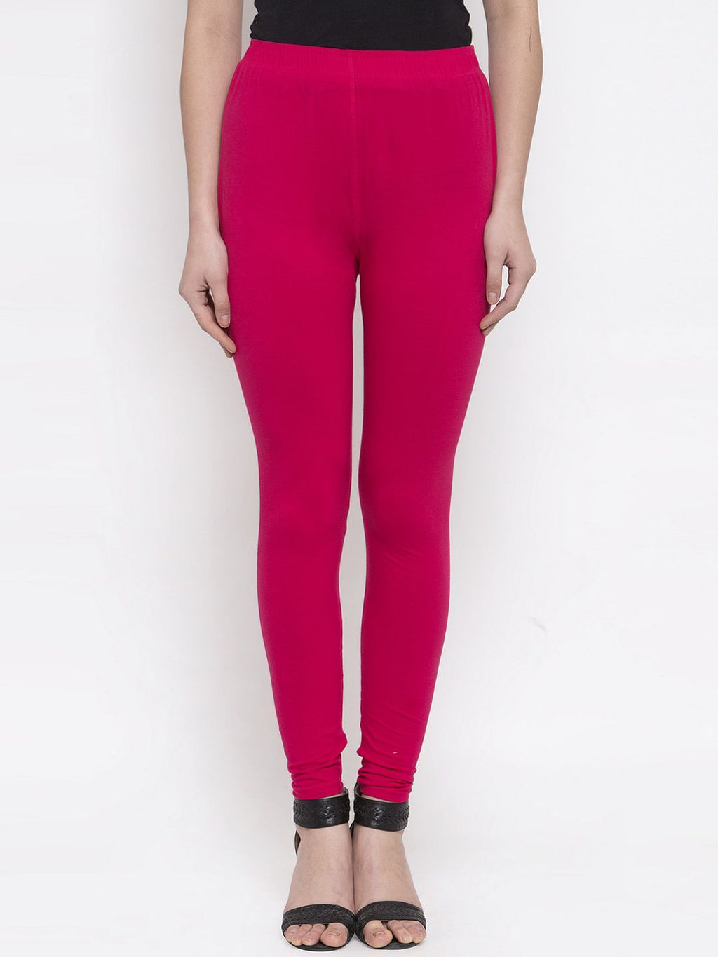 TAG 7 Women Pack Of 2 Solid Churidar-Length Leggings | Grocsy