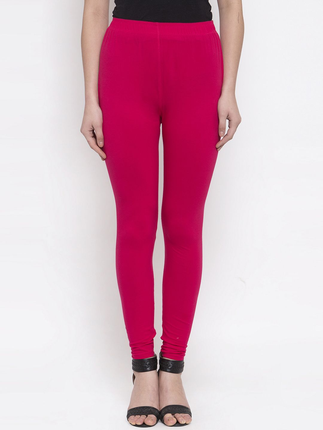 TAG 7 Women Pack Of 2 Solid Churidar-Length Leggings | Grocsy