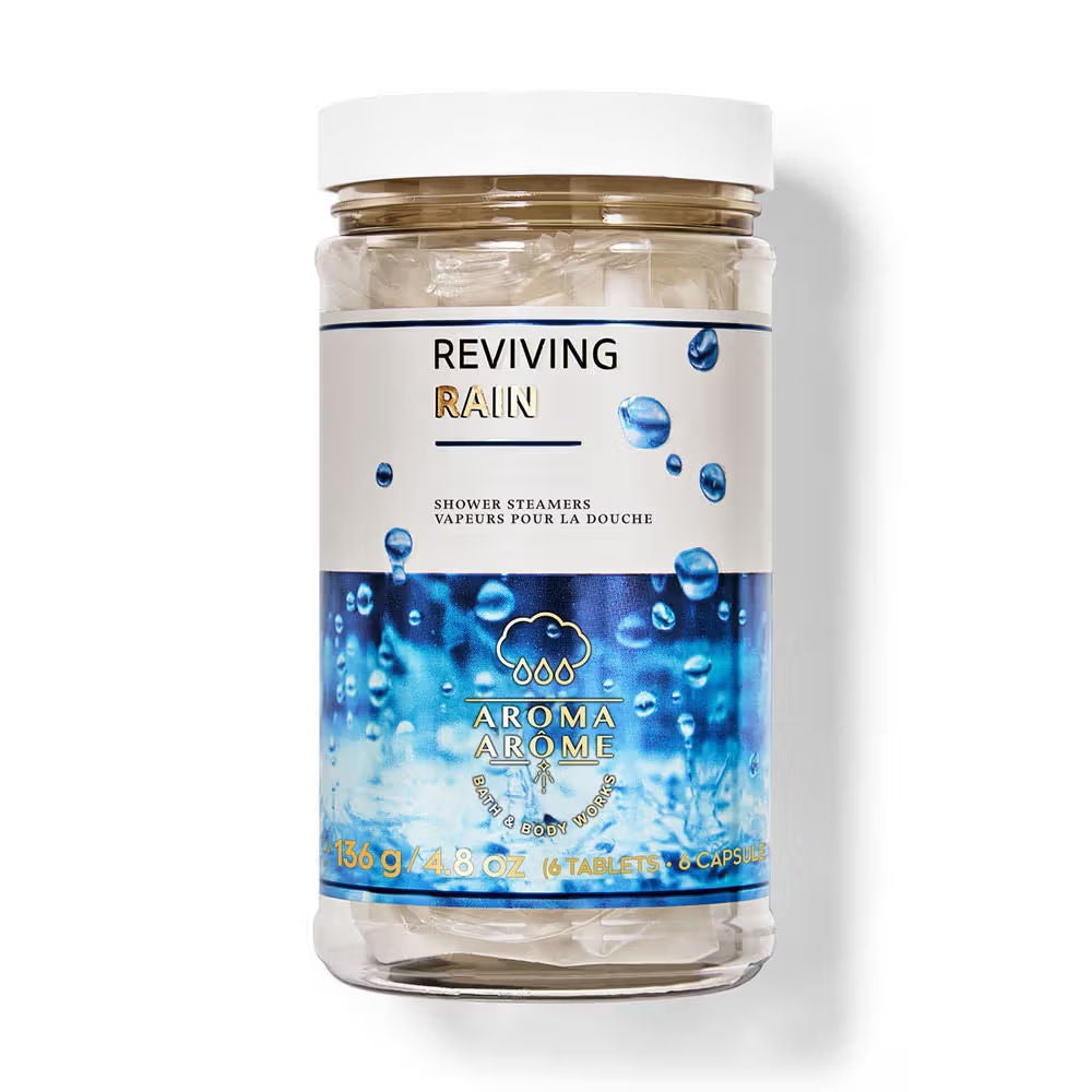Bath & Body Works Reviving Rain Shower Steamers | Grocsy