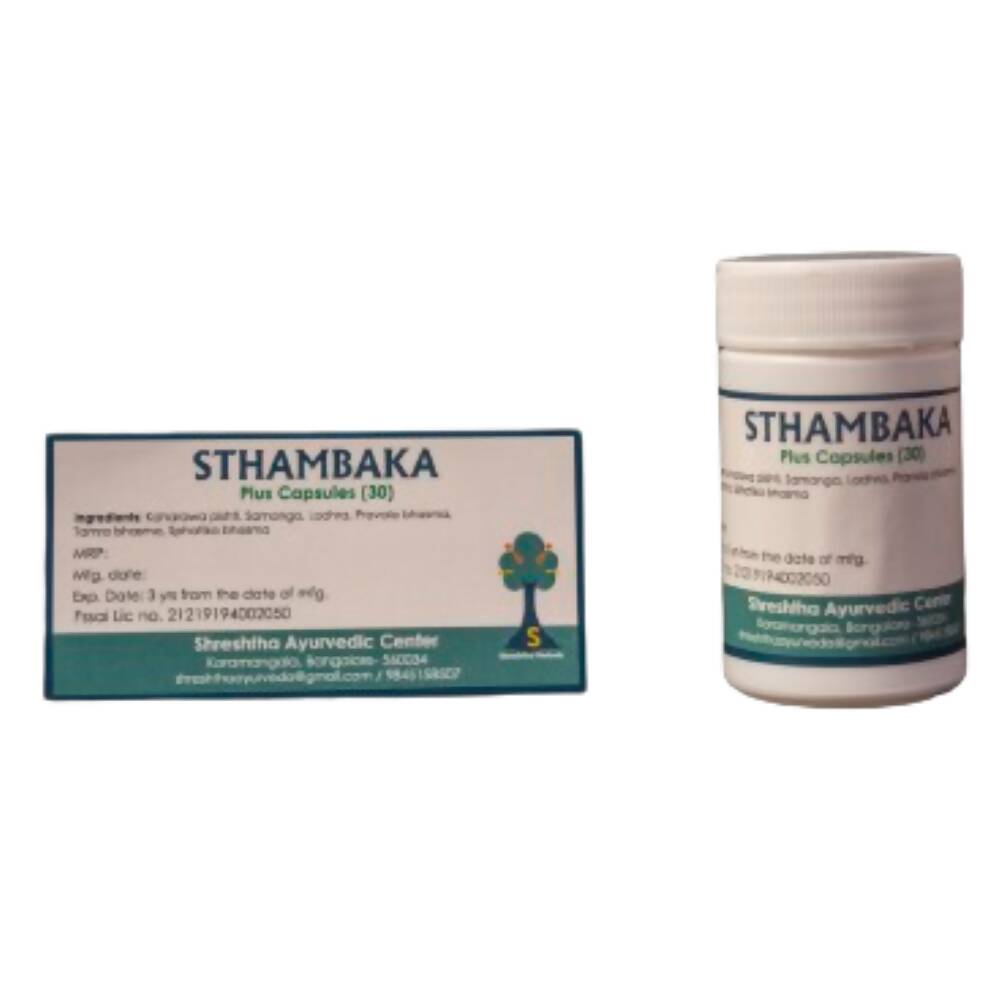 Shreshtha Herbals Sthambaka Plus Capsules | Grocsy