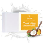 JiViSa Coconut & Honey Handcrafted Ayurvedic Soap | Grocsy