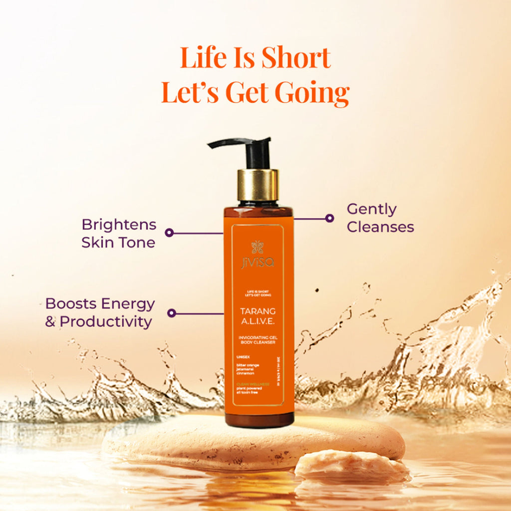 JiViSa Tarang Alive Invigorating Gel Body Cleanser | Grocsy