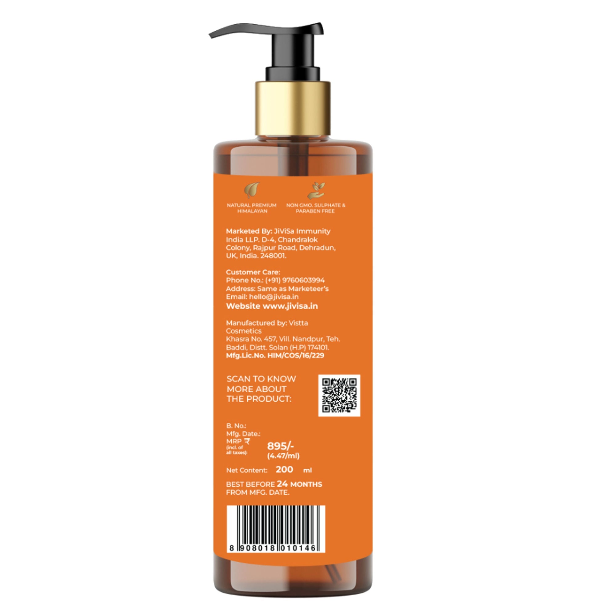 JiViSa Tarang Alive Invigorating Gel Body Cleanser | Grocsy