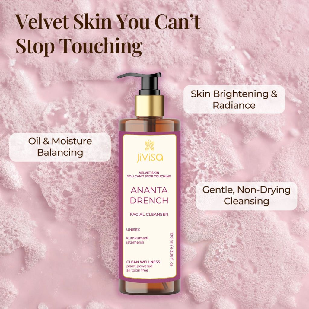 JiViSa Velvet Skin Ananta Facial Cleanser | Grocsy
