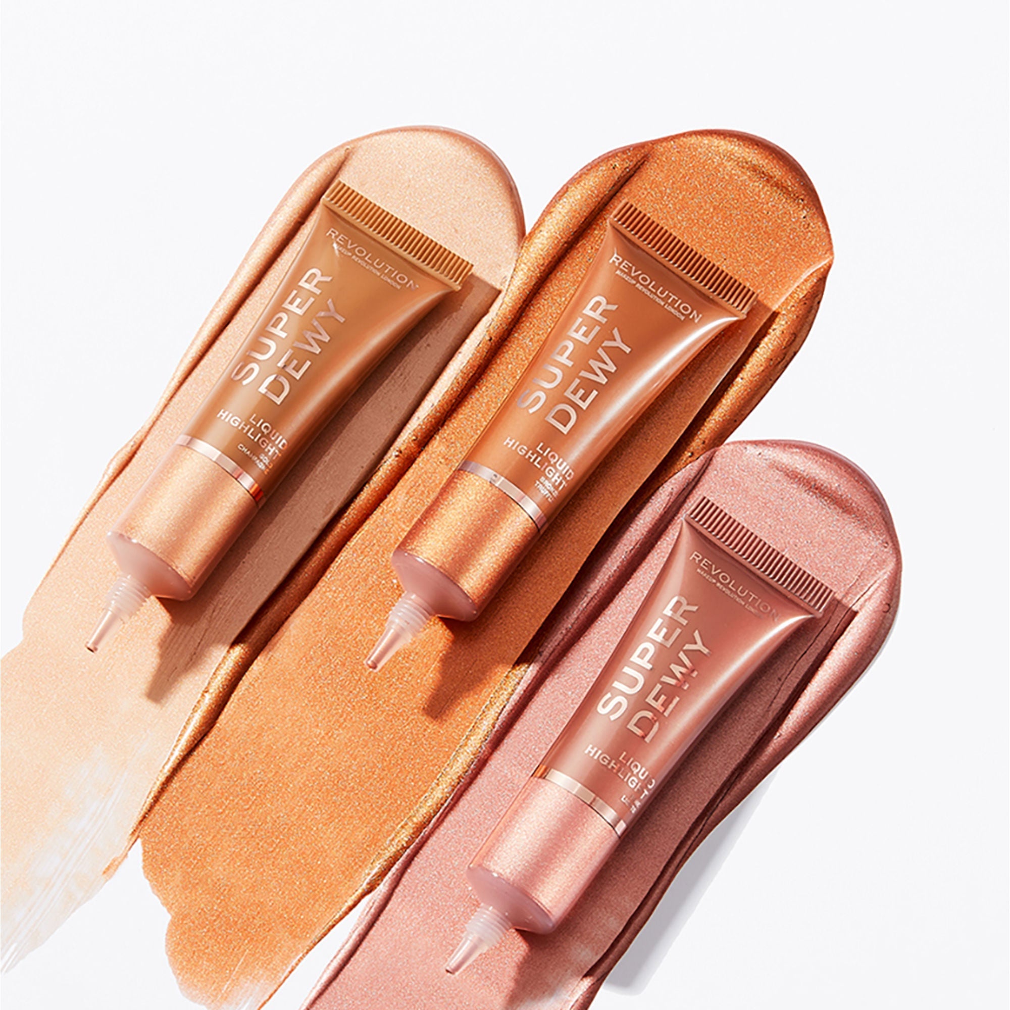 Makeup Revolution Superdewy Liquid Highlighter - Gold Champagne | Grocsy