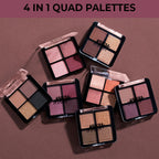 Nykaa Cosmetics Eyes On Me! 4 In 1 Quad Eyeshadow Palette | Grocsy