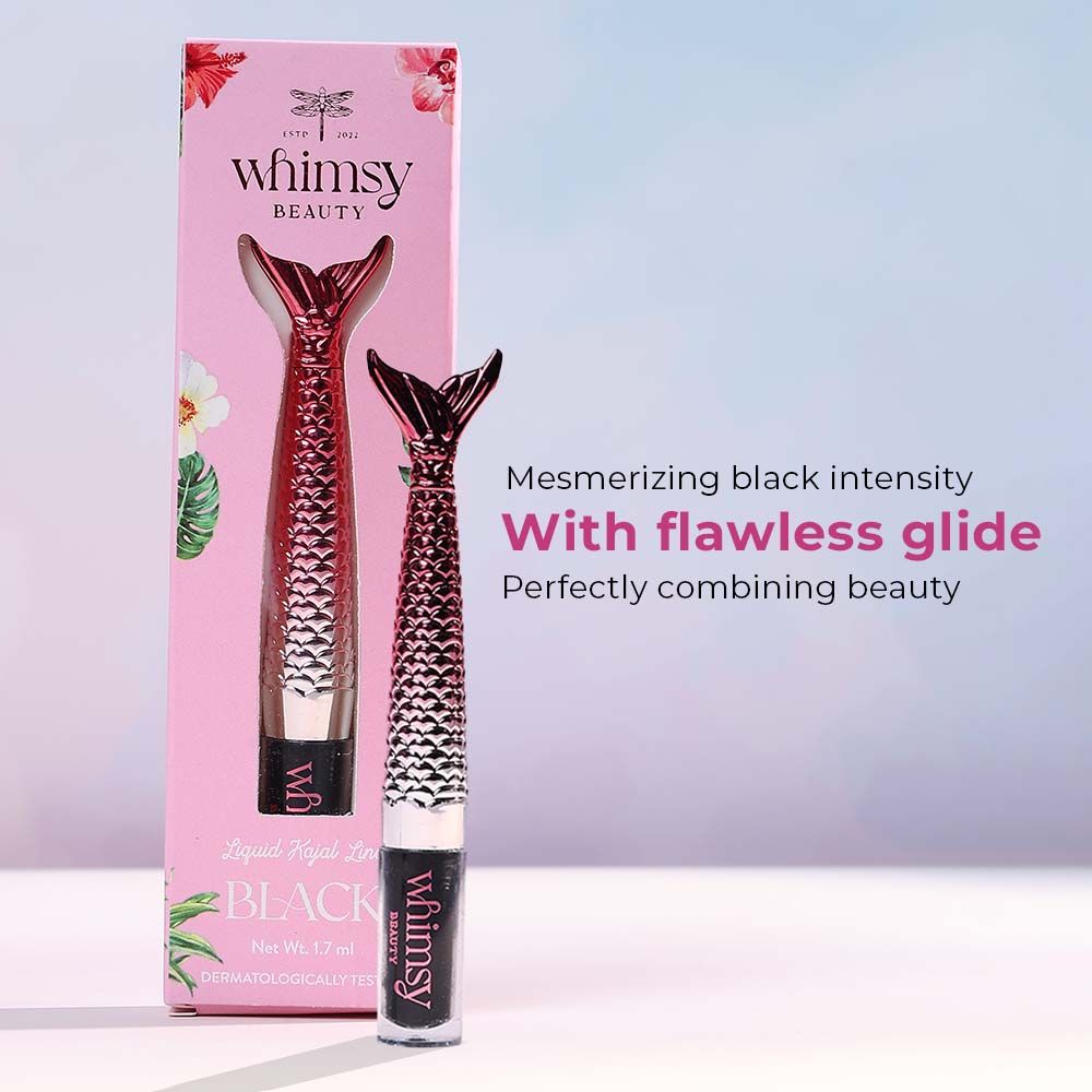 Whimsy Beauty Beauty Mermaid Liquid Kajal Liner - Purple | Grocsy