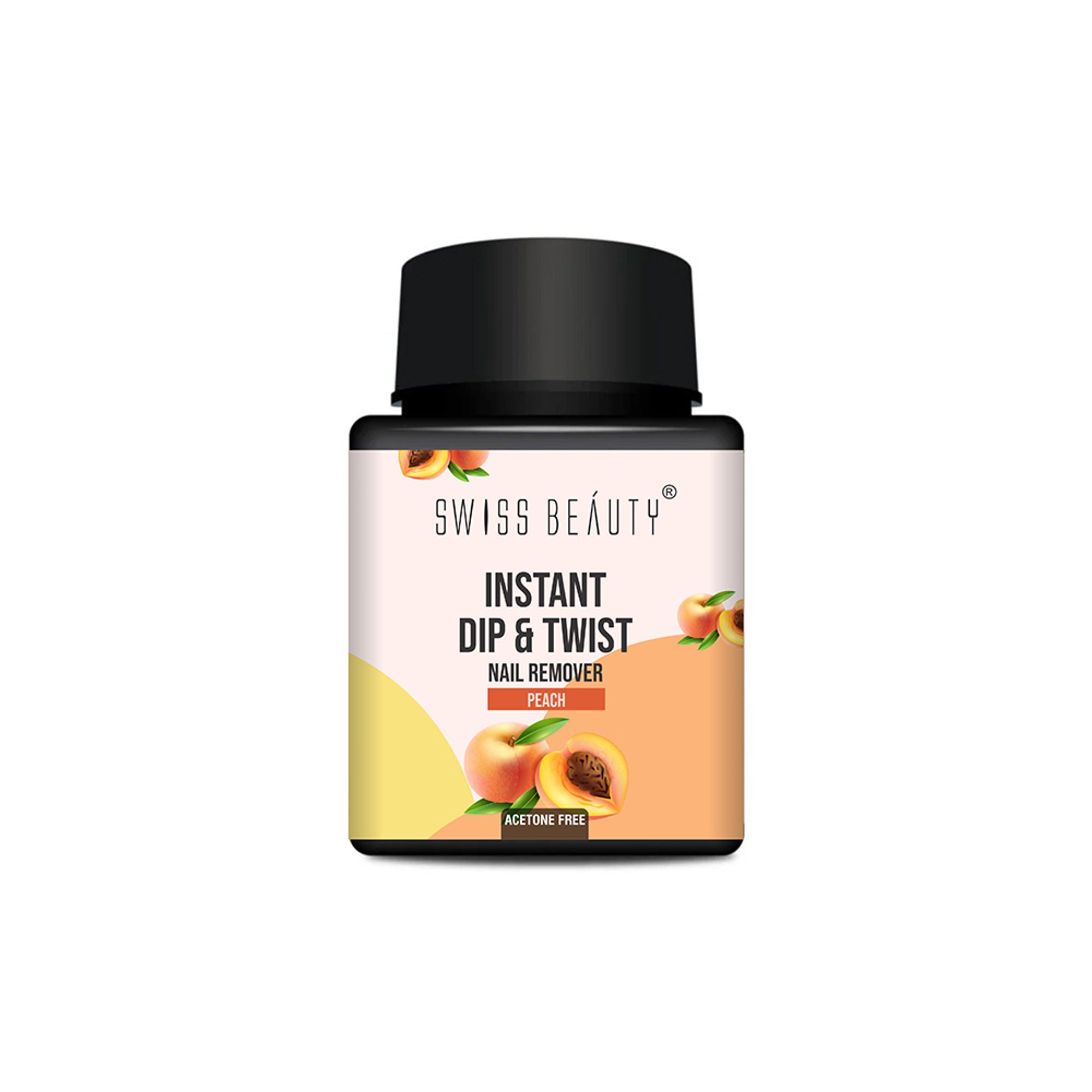 Swiss Beauty Instant Dip & Twist Nail Paint Remover - Peach | Grocsy