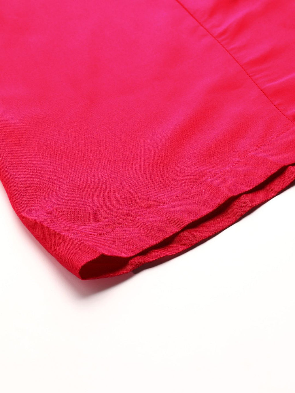 TAG 7 Women Magenta Solid Flared Palazzos | Grocsy
