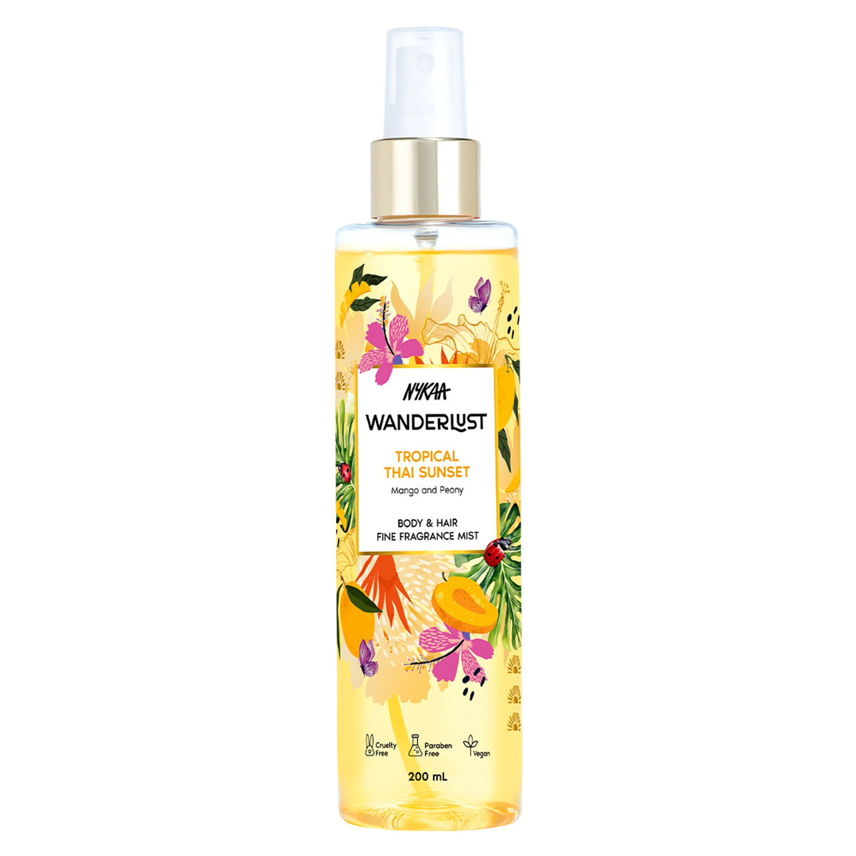 Wanderlust Fragrance Mist For Her - Tropical Thai Sunset | Grocsy