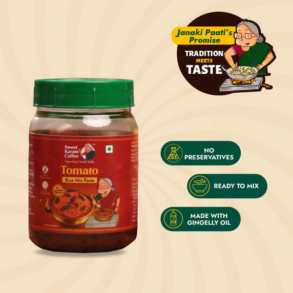 Sweet Karam Coffee Tomato Rice Mix Paste (Ready in Minutes) | Grocsy