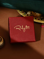 Ruby Raang Gold Heavy Kundan Maang Tikka | Grocsy