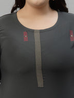 Sztori Plus Size Ethnic Motifs Printed Kurta With Trousers & Dupatta | Grocsy