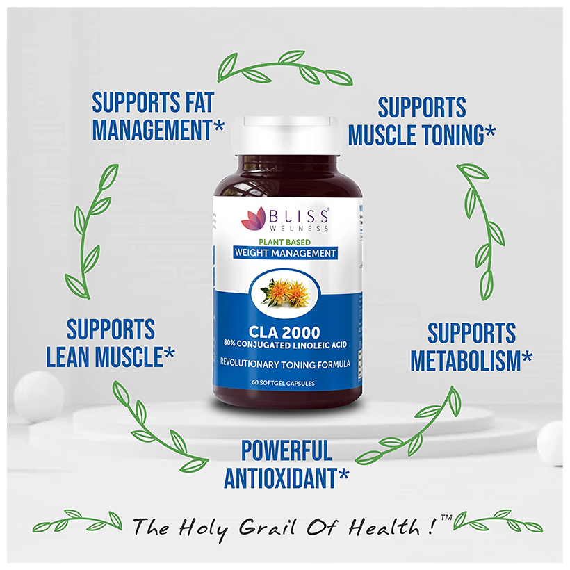 Bliss Welness Plant Based Weight Management Softgel Capsule | Grocsy